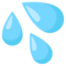 Sweat Droplets emoji on Emojione